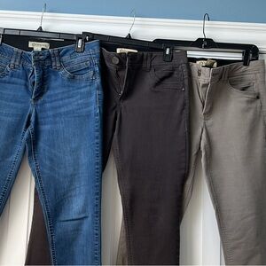 3 pair of democracy jeans size 8 3 pair for 25.00